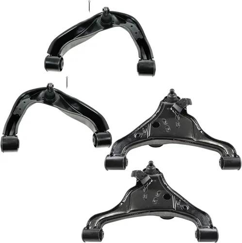 Vista 80 de TRQ Brazo de control superior e inferior del lado del conductor y del pasajero con juego de rótulas compatible con Chevrolet GMC 89-02