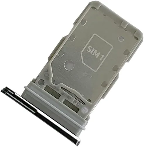 Vista 2 de Galaxy S21 S21 Plus S21 Ultra Dual SIM - Bandeja de repuesto para Samsung Galaxy S21 S21+ Plus S21 Ultra 5G + Pin de expulsión (negro fantasma)