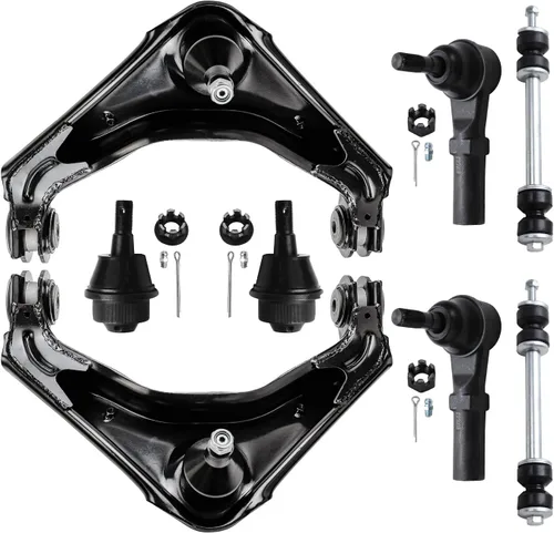 Vista 64 de Detroit Axle - Kit de brazos de control de extremo de 8 piezas para Toyota 2001-2003 Highlander 2002-2003 Camry Lexus ES300, 2 brazos de control