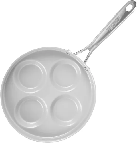 Vista 16 de TECHEF - CeraTerra Collection, cacerola antiadherente de cerámica de 2 cuartos con tapa de vidrio (sin PTFE, PFAS ni PFOA), fabricada en Corea