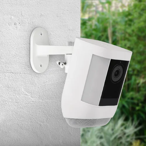 Vista 5 de Paquete de 2 soportes de pared de seguridad para proyector de anillo de batería y proyector de anillo Cam Plus/Pro (batería), soporte de montaje