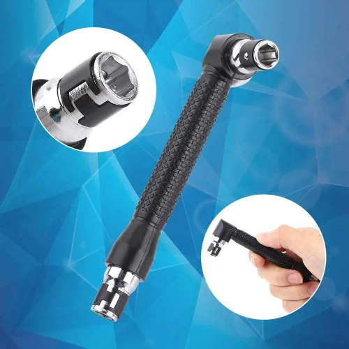 Vista 7 de Herramientas manuales eléctricas de grado para conductor, juego de extensión de adaptador TOPINCN con vástago hexagonal, broca de tuerca