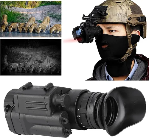 Vista 5 de PVS-14 Gafas de visión nocturna digital IR visión nocturna monocular impermeable, monocular alcance de visión nocturna monocular monocular monocular