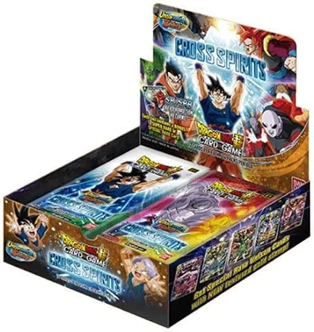 Vista 2 de Dragon Ball Super Unison Warrior Series 5 Cross Spirits Booster Box B14 - 24 paquetes de 12 tarjetas, BCLDBS2573041