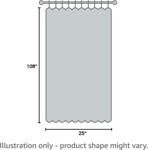 Vista 13 de HPD Half Price Drapes Cortinas opacas de terciopelo de 108 pulgadas de largo, 1 panel de cortina opaca plisada para sala de estar y dormitorio, 25