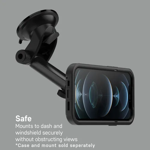 Vista 5 de OtterBox Soporte para parabrisas y tablero de coche Performance para MagSafe - Negro