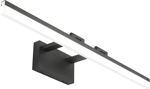 Vista 16 de SOLFART Luces LED ajustables de 18 pulgadas para tocador de baño, luces de baño sobre espejo, luz de tocador negra, accesorios de iluminación