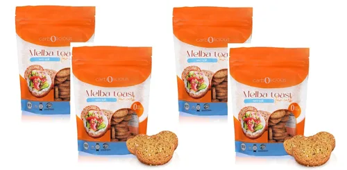 Vista 8 de Tostada Melba baja en carbohidratos (cebolla y ajo) 4 oz.