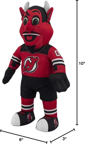 Vista 81 de Bleacher Creatures Anaheim Ducks Wild Wing - Figura de peluche de mascota de la NHL de 10 pulgadas (uniforme triangular verde azulado), una mascota