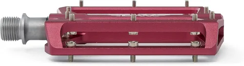 Vista 4 de Berm Platform Bike Pedales - Pedales planos de aluminio ligero para MTB y BMX Rosado