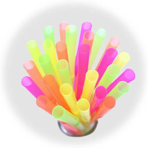 Vista 6 de Honest ECO - Pajitas flexibles de plástico de 9.45 pulgadas, extra largas, prefieren vasos altos, vasos de agua, bebidas embotelladas, todas las Neón