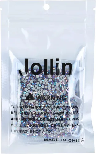 Vista 155 de Hot Fix - Diamantes de imitación de cristal con parte trasera plana, gemas de diamantes de 0.089 pulgadas (6ss 2880 piezas, Jet AB)