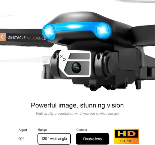 Vista 5 de Drone with Camera for Adults 4K - 4K HD FPV Camera Drones with Carrying Case, Foldable Remote Control Toys Small Drones for Kids, One Key Start