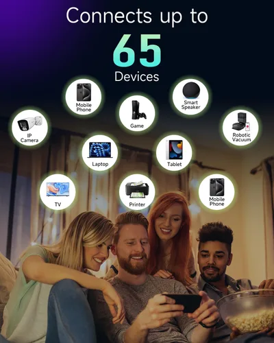 Vista 4 de Amplificador de señal WiFi 2026, cubierta de refuerzo WiFi de Internet hasta 14770 pies cuadrados para el hogar, repetidor WiFi inalámbrico de nueva