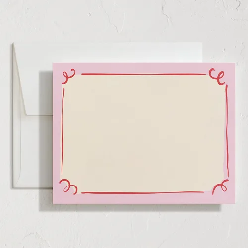 Vista 20 de Minted Little Note - Juego de 10 tarjetas de notas planas y sobres para invitaciones y mensajes de agradecimiento escritos a mano, diseño