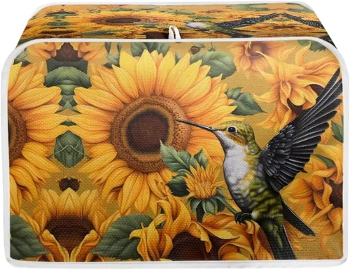 Vista 11 de Toaster Covers Stain Resistant Lightweight America 250 Dustproof Toaster Covers Compatible with Most 2-Slice Toasters Bakeware Protector