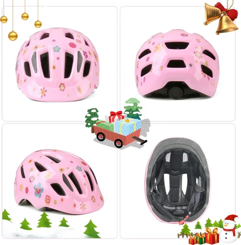 Vista 3 de XJD - Casco de ciclismo y patinaje para niños y niñas, para deportes múltiples, certificado CPSC, ajustable, para 3-13 años de edad