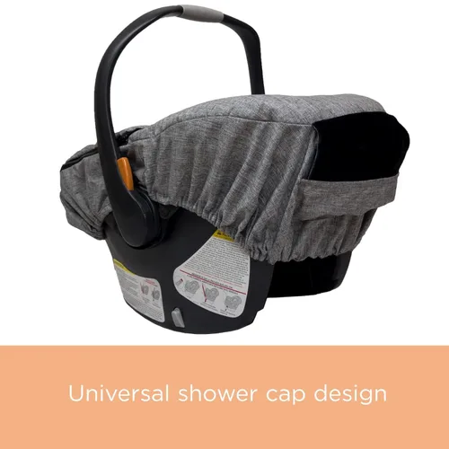 Vista 6 de liuliuby Fundas de asiento de automóvil de invierno para bebé, funda de asiento de automóvil infantil para bebé, accesorios Doona, toldo de forro