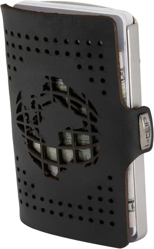 Vista 10 de I-CLIP Acero inoxidable con clip intercambiable - Cartera delgada - Cartera de cuero - Billetera premium - Tarjetero de acero inoxidable