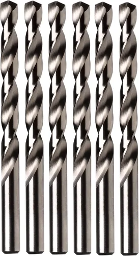 Irwin Tools 63132 1/2 pulgada cobalto 135 grados longitud de trabajo, paquete de 6