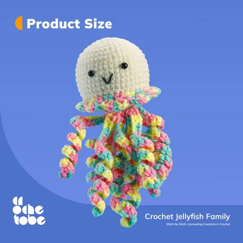 Vista 2 de Crochetobe Kit de ganchillo para principiantes, el kit de inicio de ganchillo incluye instrucciones fáciles de seguir y tutoriales en video, kit