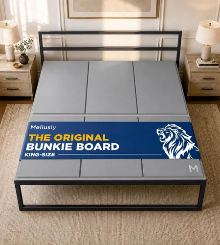 Vista 12 de Meliusly Premium 10mm Base para Cama Individual 2-Pack (96,5x190,5 cm) Diseño de Tablero de Cama de Perfil Bajo con Patente Pendiente - Bases