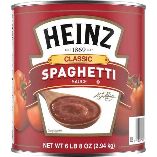 Vista 9 de Heinz Salsa de espagueti clásica (lata de 6.5 libras)