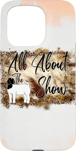 Vista 14 de All About Show Goat Show Goat Mom Country Girls Farm Life - Carcasa para iPhone 16