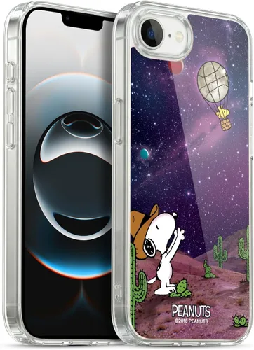 Vista 111 de Head Case Designs Funda de gel con licencia oficial de Peanuts Nebula Cactus Needles Snoopy Space Cowboy [protección de grado militar] compatible