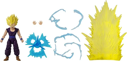 Vista 11 de Dragon Stars Series - Dragon Ball Super - Super Saiyan 2 Gohan, Power Up Pack 6.5 pulgadas, juego de figuras de acción