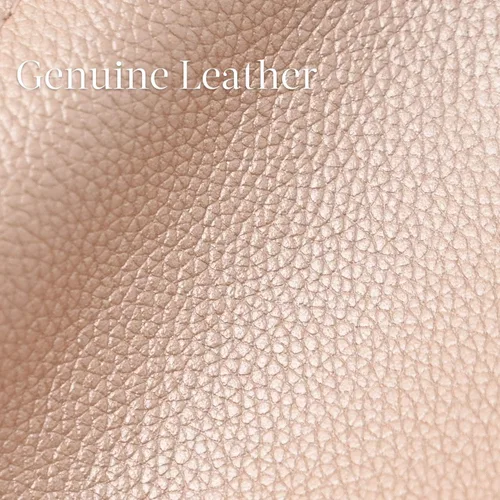 Vista 6 de Bveyzi Billeteras de cuero ultrafino con bloqueo RFID para tarjetas de crédito, billetera plegable para mujer, Oro Rosa, Cartera Rfid