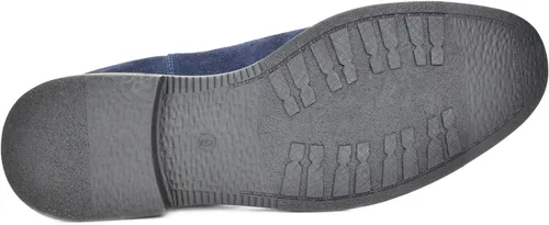 Vista 8 de Bruno Marc - Botines tipo Chelsea de gamuza y piel para hombre