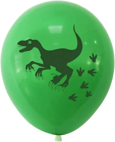 Vista 5 de Globos de fiesta de dinosaurios, globos de Pterosaurio Raptors ROAR para baby shower, dinosaurio, selva, jurásico, fiesta de cumpleaños, suministros