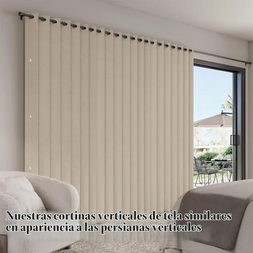 Vista 10 de Cortinas plisadas completamente opacas con cierre magnético, 72 pulgadas de largo, para interiores y exteriores, 1 panel, 45 pulgadas de ancho x 72
