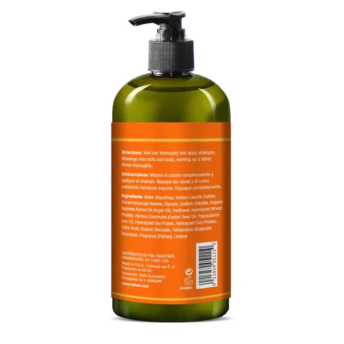 Vista 2 de Difeel Champú hidratante de argán 33.8 oz. - Champú de aceite de argán natural sin sulfato para el cabello