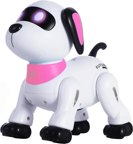 Vista 10 de yiman Perro Robot de Juguete con Control Remoto – Perro Robot Inteligente Programable para Niños de 3+, Juguete de Mascota Electrónico con Baile
