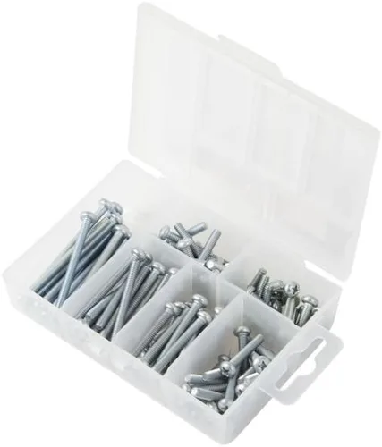 Vista 3 de Gardner Bender SK-832T - Kit de tornillos para electricistas, cabeza Phillips redonda 8-32, 20 piezas de 1, 1, 1¼, 1 y 2 pulgadas, tornillos