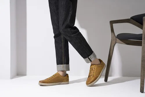 Vista 8 de Jousen Tenis de moda para hombre zapatos casuales retro simples para hombre