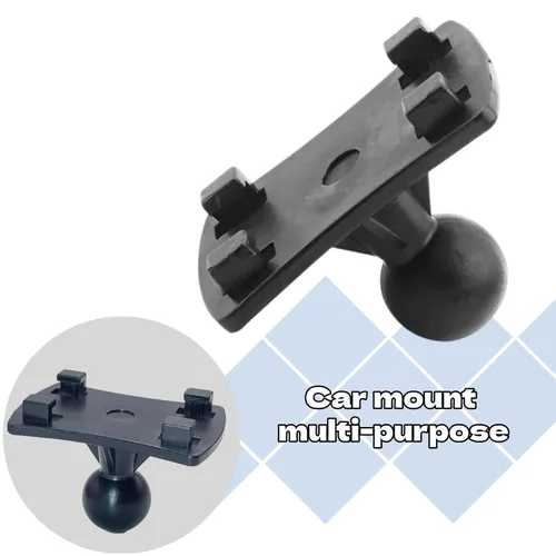 Vista 3 de Adaptador de montaje de leva de tablero seguro con base de ventosa, conector de soporte de bloqueo para sistemas de navegación de automóviles