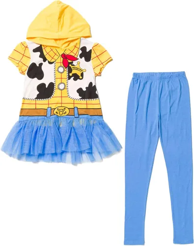Disney Pixar Toy Story Minnie Mouse Mickey Mouse Winnie the Pooh - Conjunto de camiseta y leggings para niñas pequeñas
