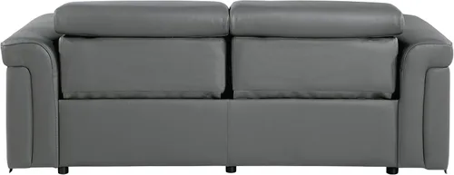 Vista 32 de Blackjack Furniture Mario - Silla eléctrica de cuero de grano superior con reposacabezas ajustables, cargadores USB para dispositivos, sofá