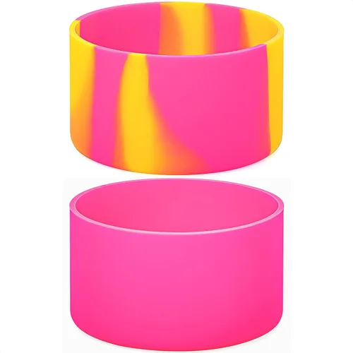 Vista 22 de QIANHAI Botas de silicona para Stanley Quencher Adventure, vaso de 40 onzas con asa y Stanley IceFlow de 30 onzas y 20 onzas, funda inferior