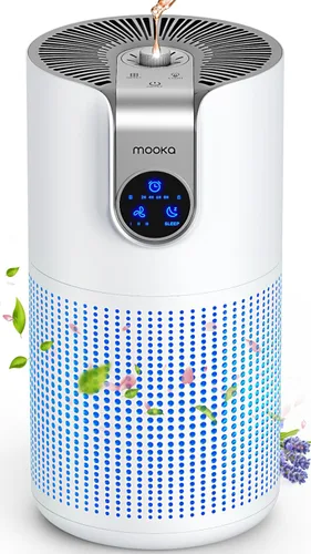 Vista 4 de Paquete de 2, purificadores de aire para habitación grande del hogar con aromaterapia