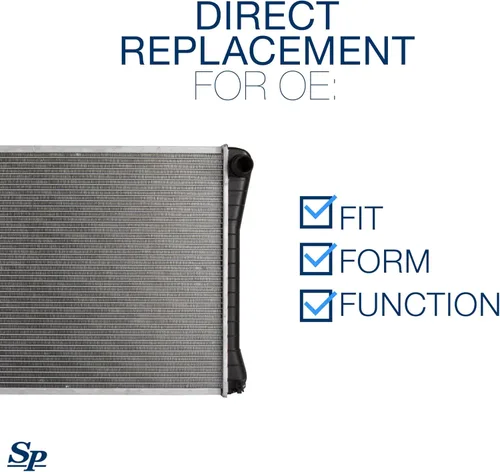 Vista 4 de Spectra Premium CU161 Radiador completo para diferentes modelos de camionetas y automóviles GM