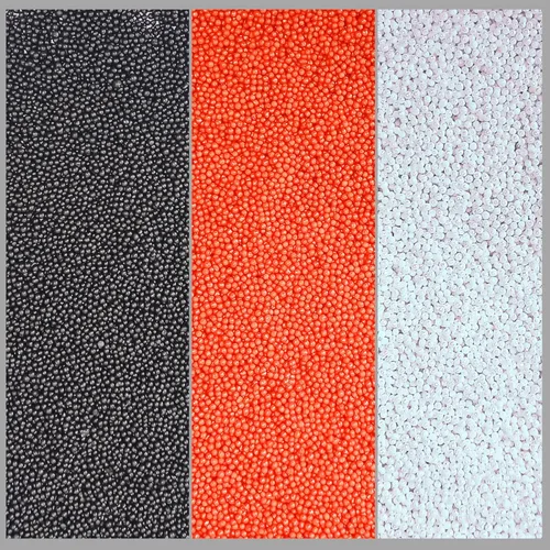Vista 7 de Confect Sprinkles - Mezcla de perlas en plata, naranja, morado irlandés, negro y verde lima, bolas de discoteca comestibles para hornear, decoración