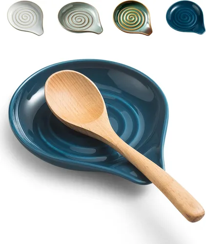 Vista 18 de Soporte de cuchara para encimera de cocina, soporte de cuchara para cocina, soporte grande para espátula, cucharas o pinzas, decoración