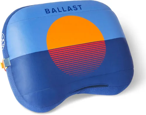 Vista 19 de Ballast - Almohada inflable cómoda, duradera y compacta, se mantiene en playas ventosas gracias a la bolsa de arena patentada, para playas