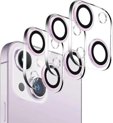 Vista 22 de Dengduoduo Paquete de 3 protectores de lente de cámara para iPhone 13 de 6.1" y iPhone 13 Mini de 5.4", vidrio templado, Ultra HD, dureza 9H