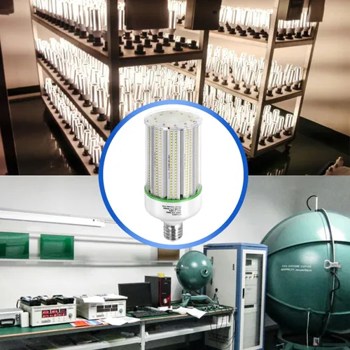 Vista 4 de Paquete de 2 bombillas LED de maíz de 100W, reemplazo de lámpara HID de halogenuros metálicos de 400 vatios, bombilla LED de base Mogul E39 de 5000K