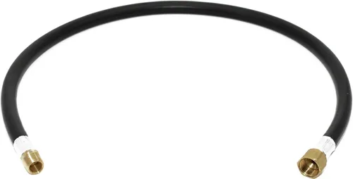 Vista 9 de Flame King Conjunto de manguera de plástico termoplástico de propano de 24 pulgadas, diámetro interior de 3/8 pulgadas, MPT de 3/8 pulgadas x brida